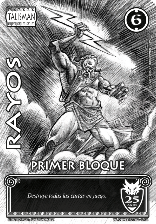 RAYOS ANIVERSARIO 25 AÑOS PB