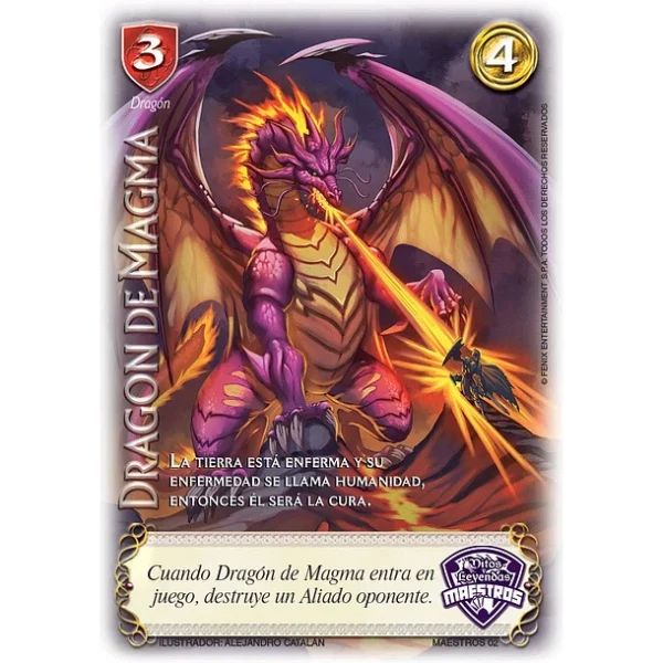 DRAGON DE MAGMA MAESTROS