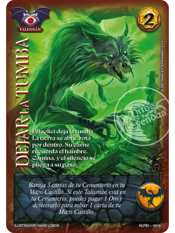 DEJAR LA TUMBA