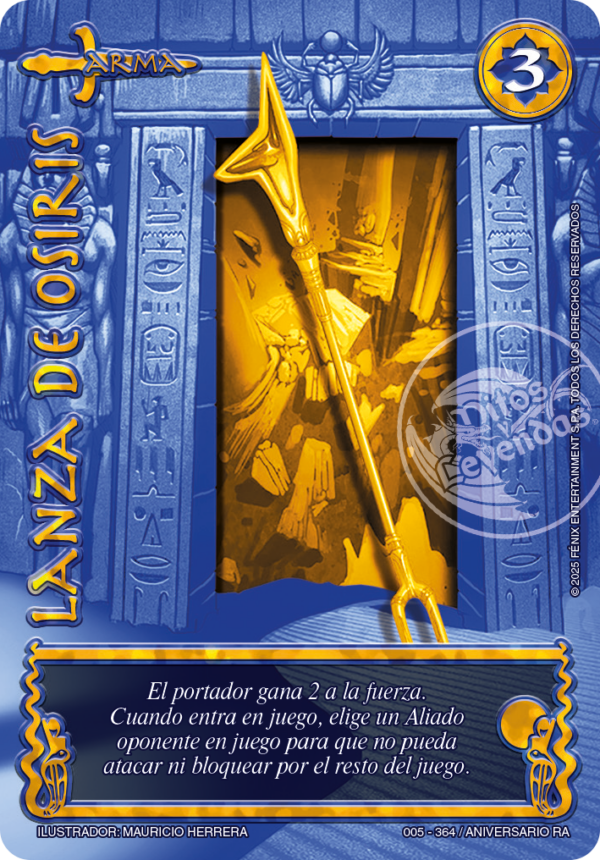 LANZA DE OSIRIS LEGENDARIA