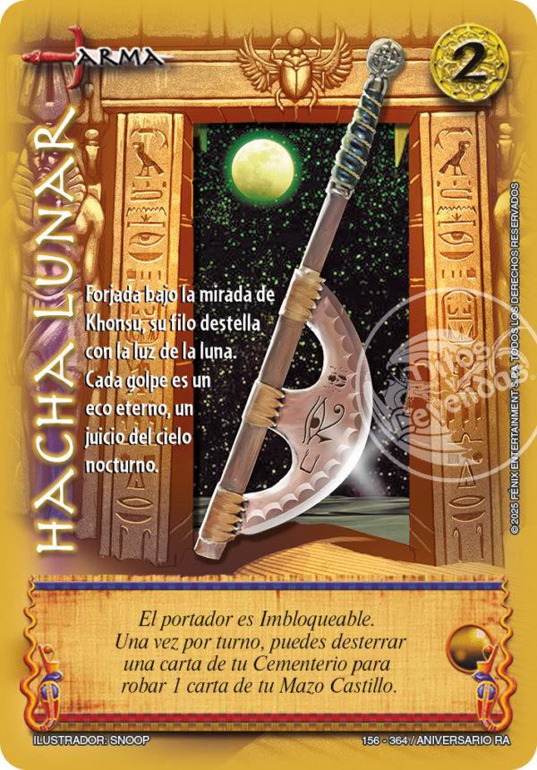 HACHA LUNAR
