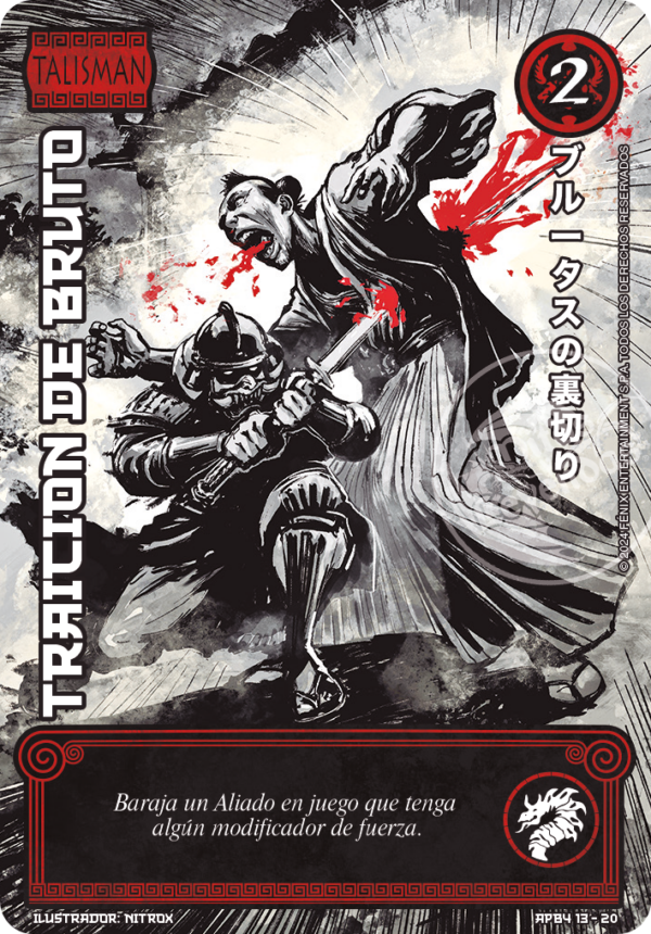 TRAICION DE BRUTO SHOGUN 4