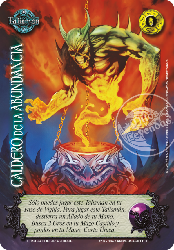 CALDERO DE LA ABUNDANCIA FULL ART.