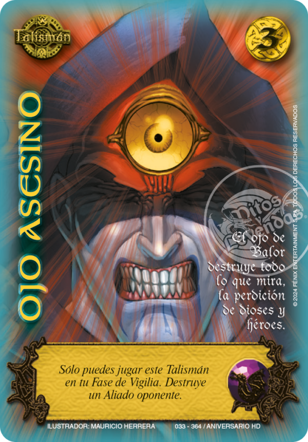 OJO ASESINO Golden Foil