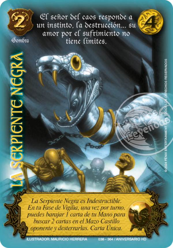 LA SERPIENTE NEGRA Golden Foil