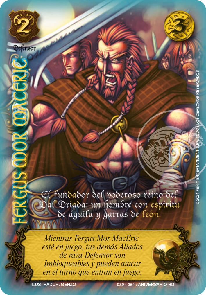FERGUS MOR MACERIC Golden Foil