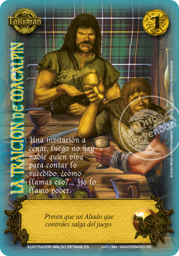LA TRAICION DE MACALPIN Golden Foil