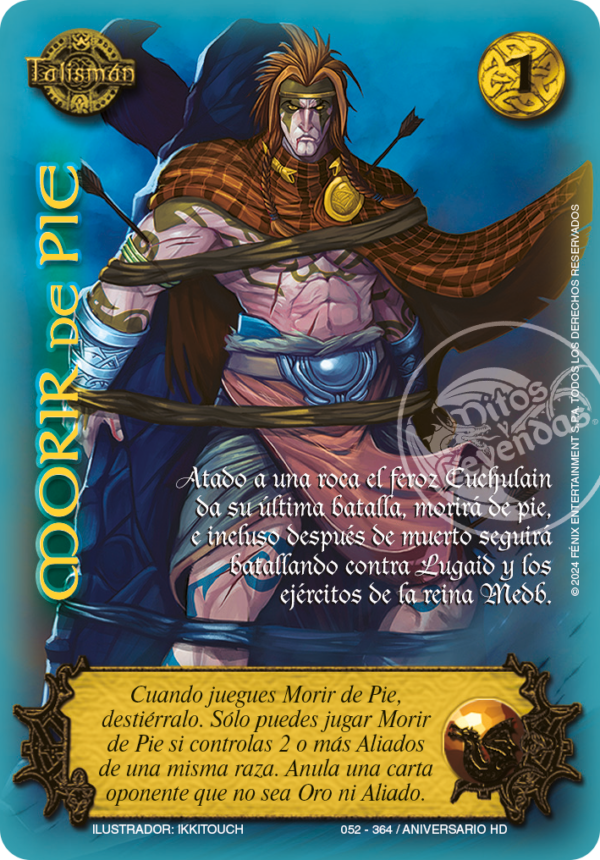 MORIR DE PIE Golden Foil