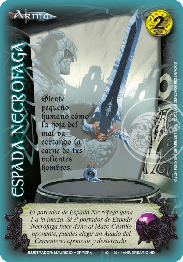 ESPADA NECROFAGA