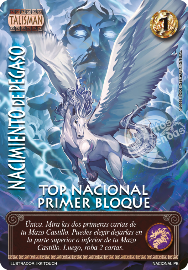 NACIMIENTO DE PEGASO TOP. NACIONAL PB.
