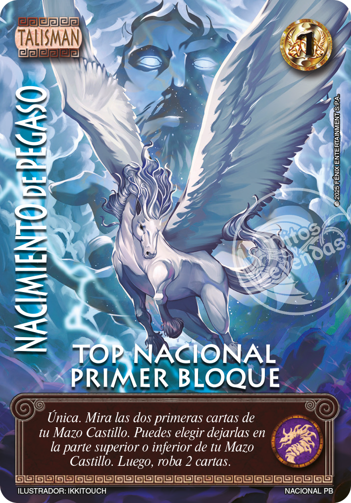 NACIMIENTO DE PEGASO TOP. NACIONAL PB.