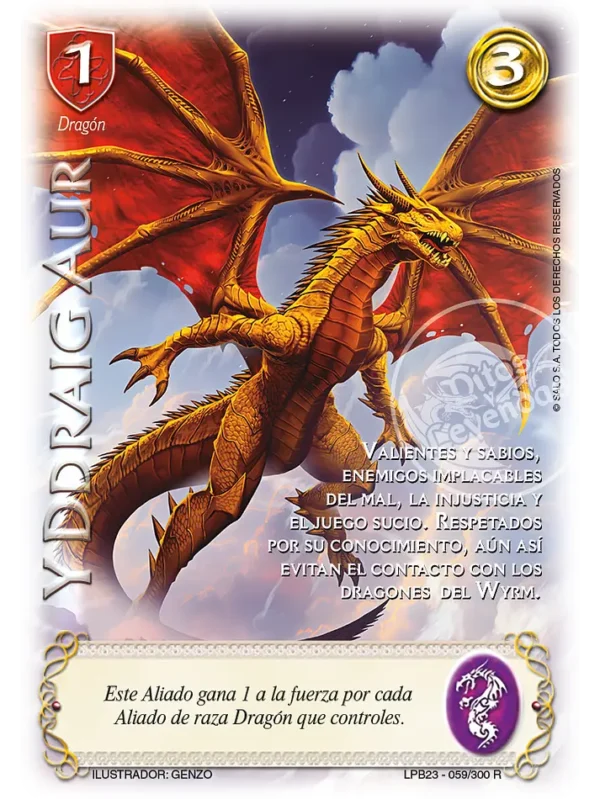 Yddraig Aur (Leyendas PB 3.0 - Reales)