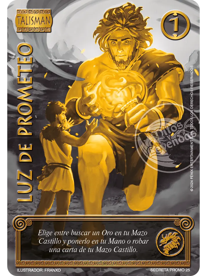 Luz de Prometeo (LBPB24 - Dorada)