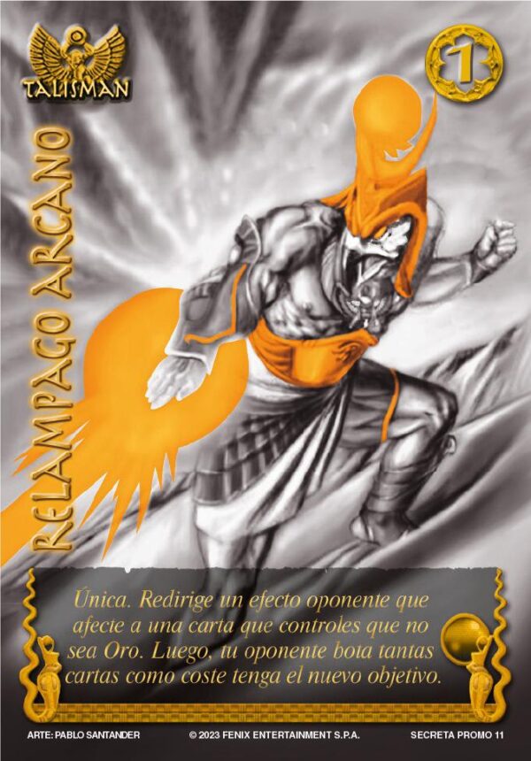 Relámpago arcano - versión secreta