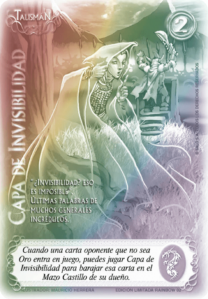 Capa De Invisibilidad Arcoíris