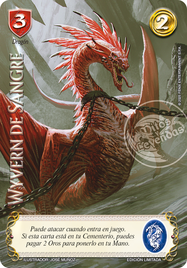 WYVERN DE SANGRE FOIL LLUVIA