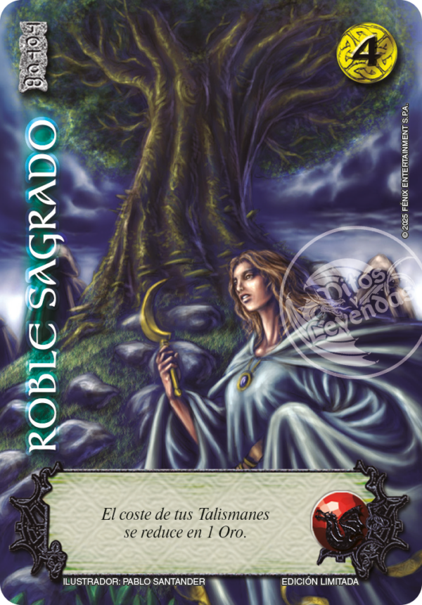 ROBLE SAGRADO FOIL LLUVIA