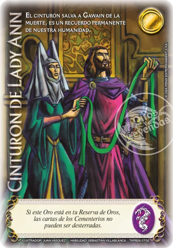 Cinturón de Lady Ann TKPB26 - Desafío