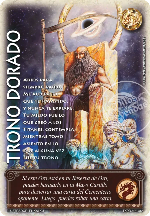 Trono Dorado TKPB26 - Desafío