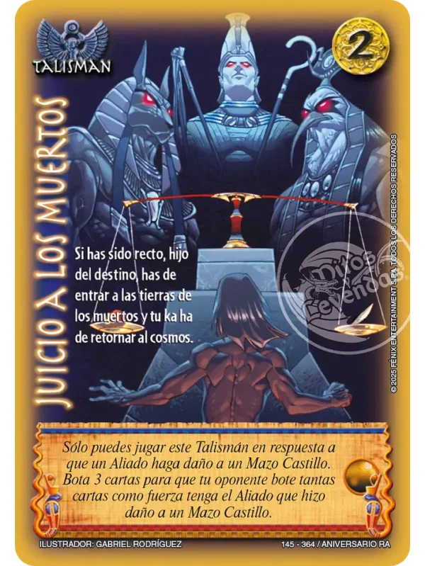Juicio a los muertos Aniversario de Ra - Real