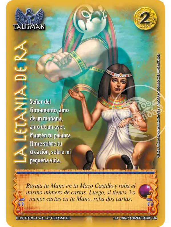 La letanía de Ra Rework Aniversario de Ra