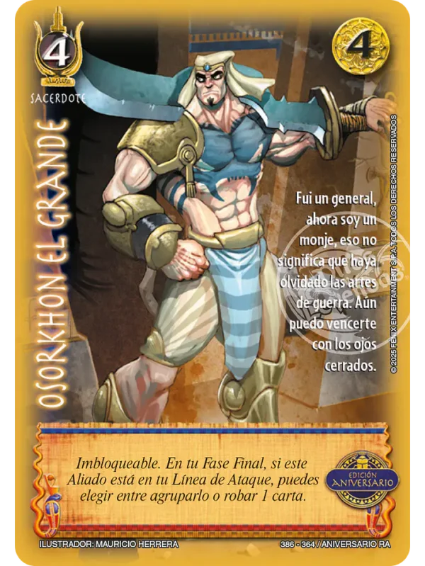 Osorkhon el grande Kit de Batalla Ra - aniversario