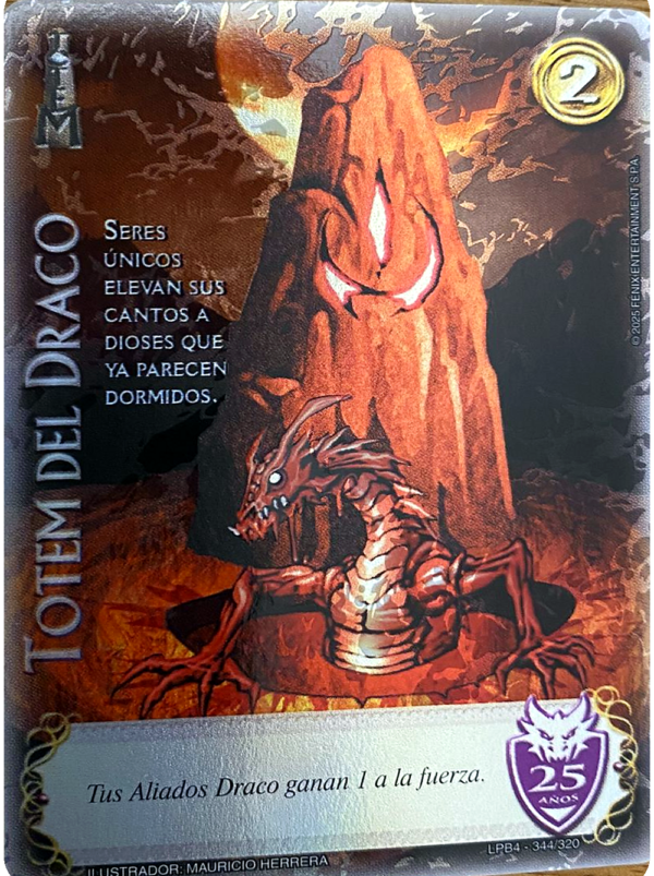 Totem draco 25 años foil